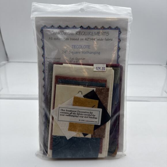 Southwest Decoratives Tecolote “Owl” Appliqué Wall Hanging Pattern Kit 24" - Picture 5 of 7